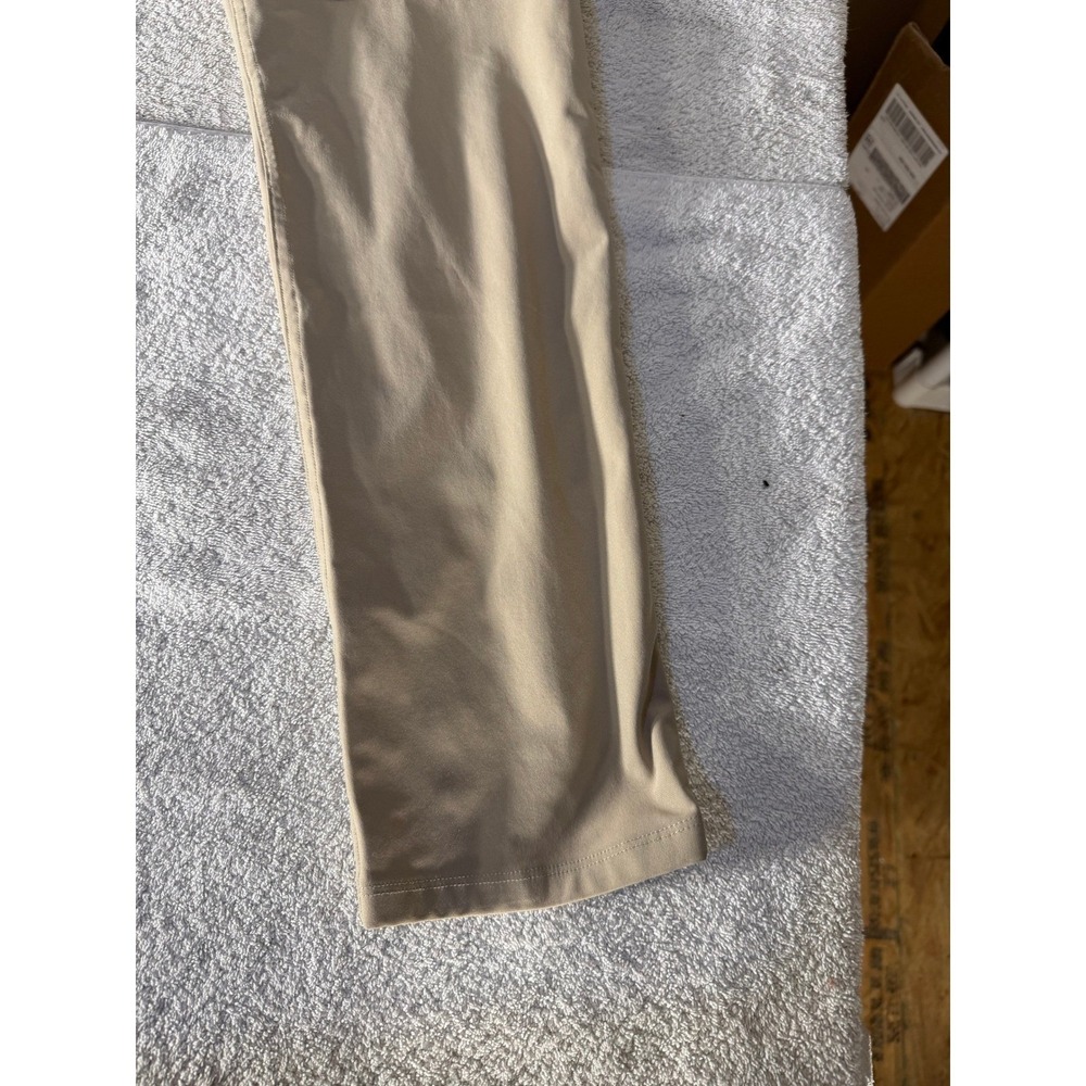 Lululemon Commission Slim Fit Warpstreme Pants Khaki Tan Mens 30x29 Chino - Picture 15 of 16